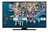 EMPFANG - Integrierter Triple-Tuner DVB-T2 (Codec H.265/HEVC), DVB-C- (Kabel) und DVB-S2 (Satellit) – Digitales Fernsehen terrestrisch über Satellit oder Kabel empfangen ohne zusätzlichen Receiver