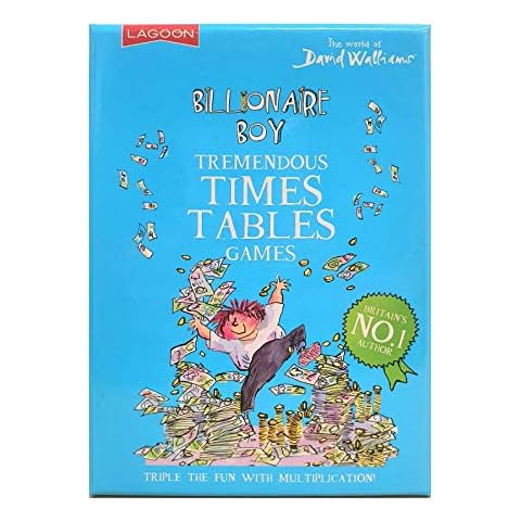The Lagoon Group 2231 World David Walliams Billionaire Boy's Tremendous Times Table Games, Nylon/A Cover