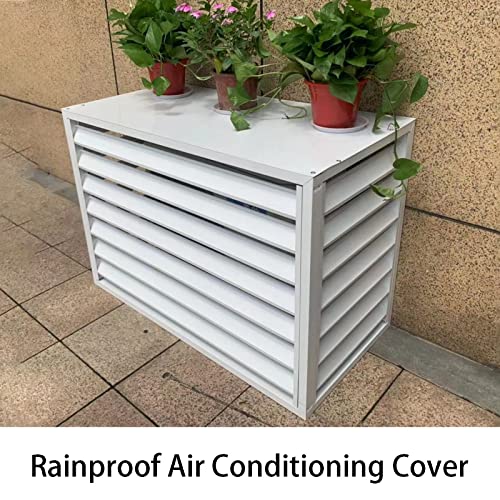 Housse climatisation extérieure aluminium anti-rouille pour stopper les pannes d'unité