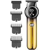 RASRGTRQ Mens Hair Design Barber Cordless Professional Trimmer for Men