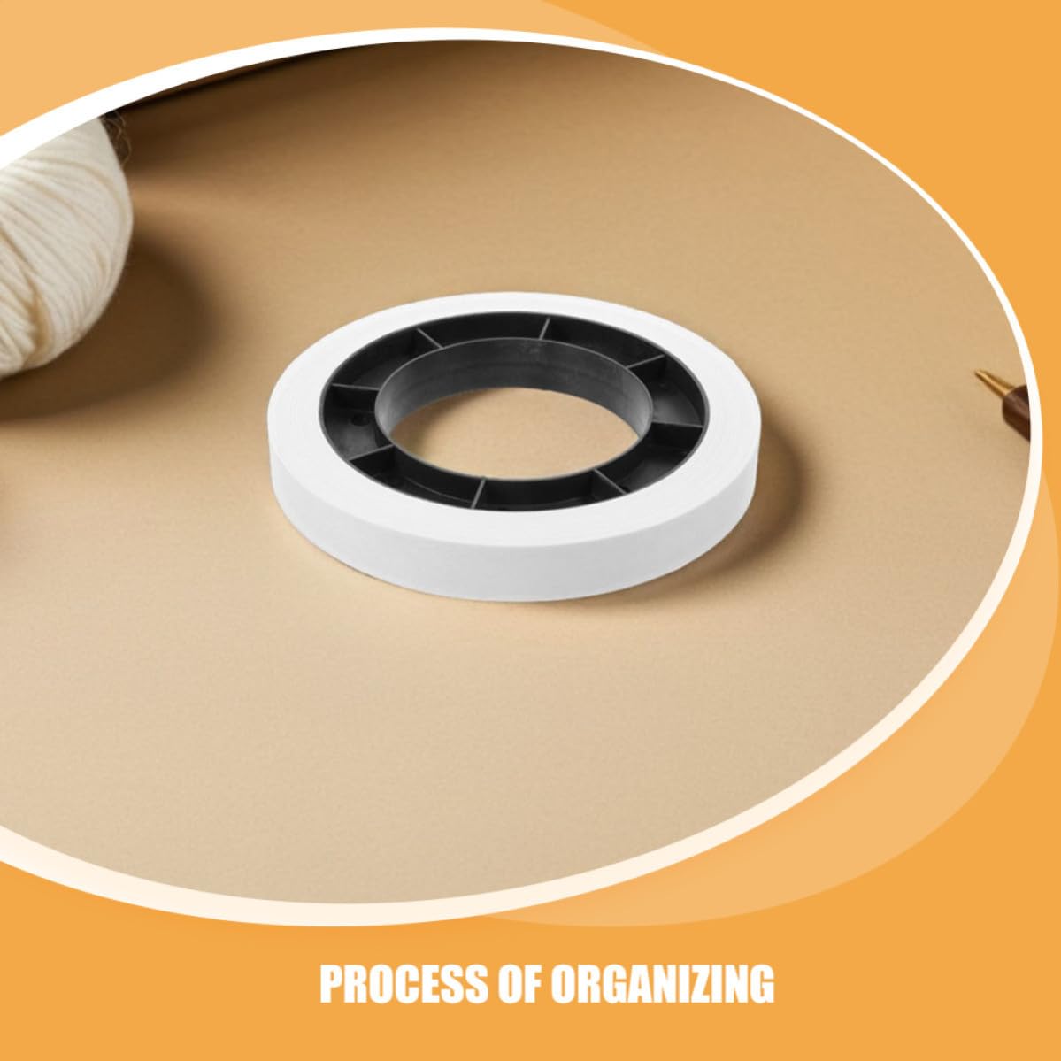 PRETYZOOM Ruban de Banque Blanc en Papier, Design Rond Pratique, 5 Rouleaux pour Organiser L'argenté en Magasins et Commerces