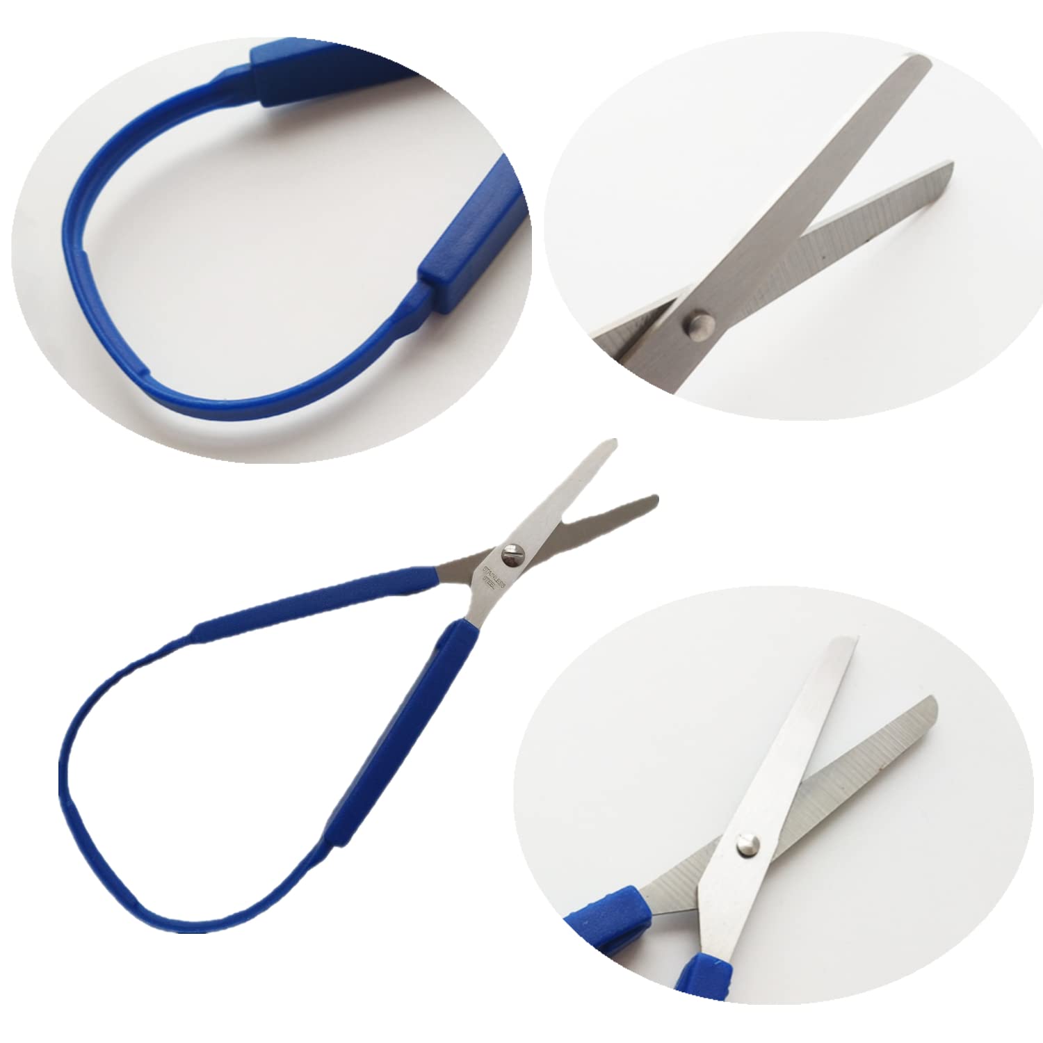 Toddler Scissors Age 2 2-Pack Loop Handle Scissors – Self-Opening ...