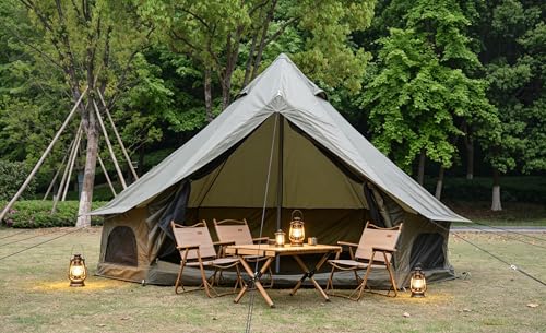 Carpa Bell Oxford para Camping Familiar, Yurt Amplia miniatura 3