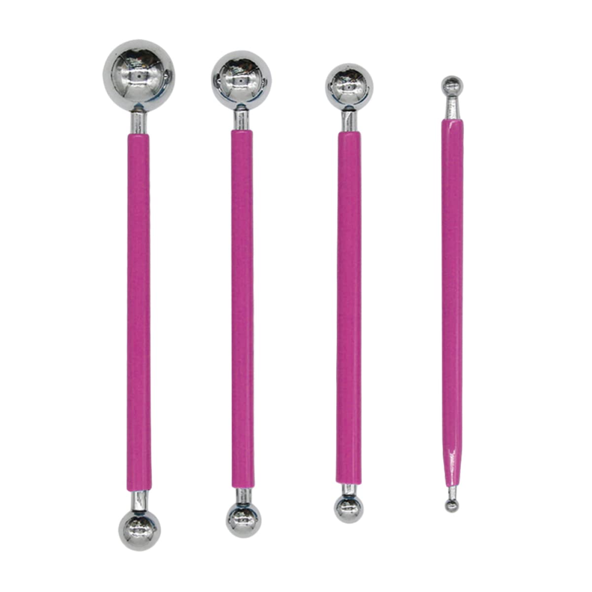 SEWACC 4pcs Modelling Ball Pottery Modeling Tools Pottery Sculpting Tool Polymer Clay Tools Tools Set Clay