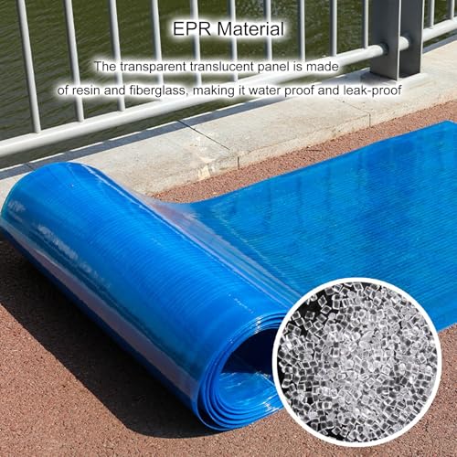 Bâche de toit en polycarbonate pour serre et abri 1,2x7m - 4