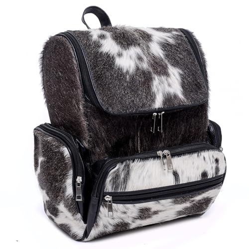 CHAYELL Leather Cowhide Diaper Bag