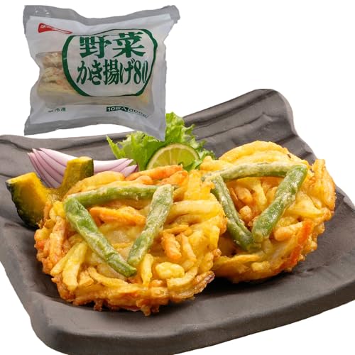 味のちぬや 野菜かき揚げ80 80ｇ×10枚 冷凍 揚げ調理品のサムネイル