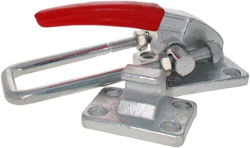 Utoolmart Adjustable Toggle Clamp, Pull Button Quick-Release U Self Lever Latch Type Toggle Clamp 1984 lbs Capacity, JY-40344 Pull Action Adjustable Latch