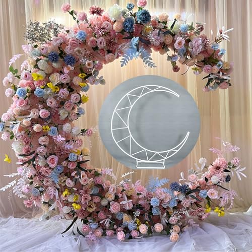 Porte arquée en croissant, structure stable pour arche de mariage - 5