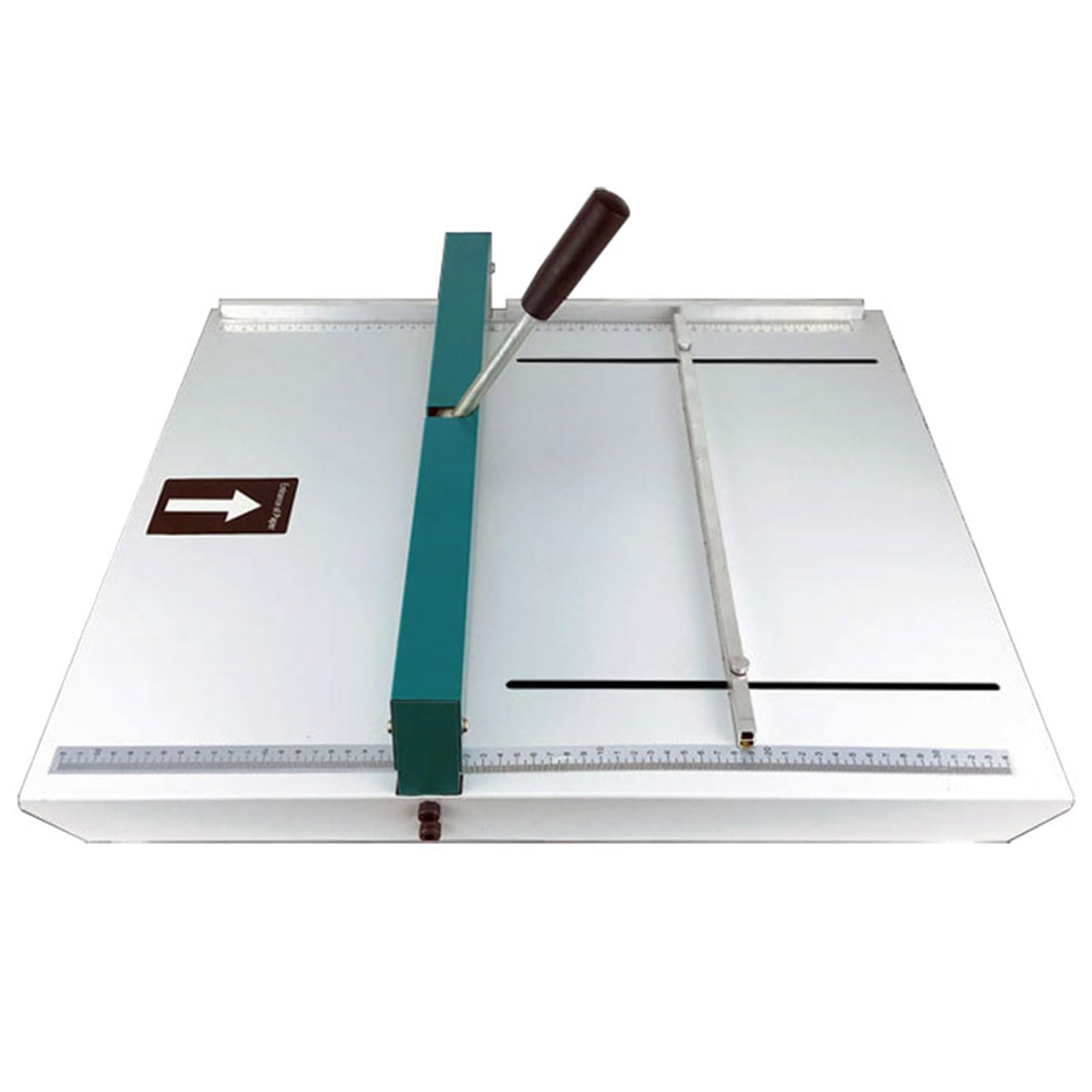Macchina per piegatura manuale A3, 480 mm, piegatrice e segnapunti con righello di posizionamento, taglierina per carta da tavolo, per creazione di biglietti, inviti, opuscoli e progetti artigianali