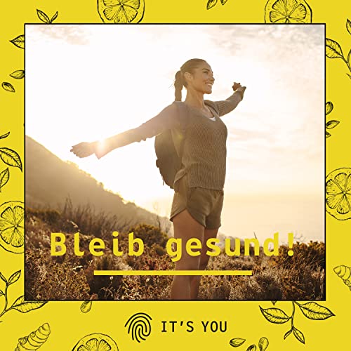 Its You® Immune Active Vitamin Drink mit Superfoods/ 300g Pulver, 30 Portionen mit Ginger-Lemon Geschmack/Nahrungsergänzung zur Unterstützung des Immunsystems mit wichtigen Vitaminen & Mineralstoffen
