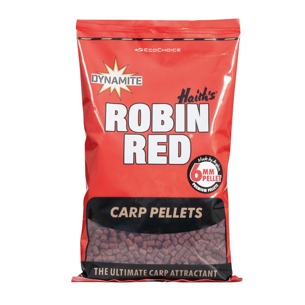 Dynamite Baits Robin Red Carp Pellets, Rosso, 6 mm