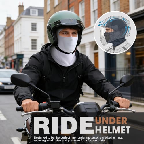 Image of WTACTFUL Breathable Balaclava Face Mask Men, Summer UPF 50+ Sun Protection