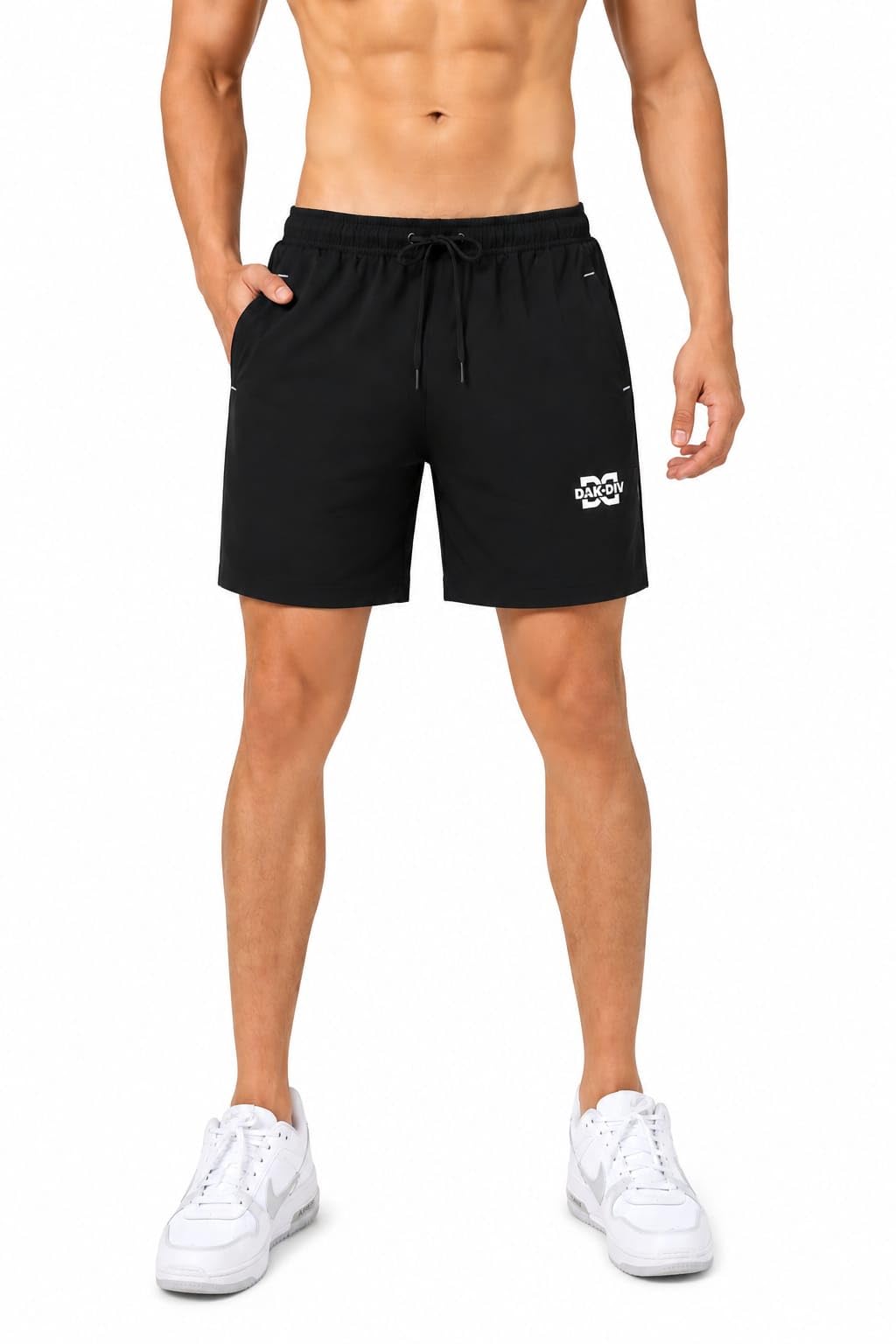DAK DIV Black Shorts for Men | Men Shorts-picture-15