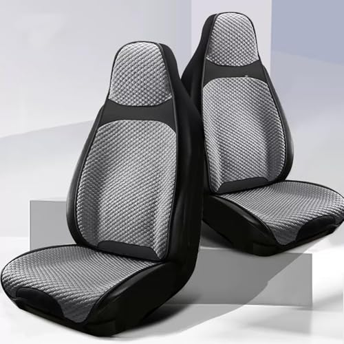 Buccvut シートカバー 車 涼しい カーシートカバー 汎用 軽自動車 通気性 夏 カーシートクッション 後部座席 洗える カバーシートリア フィット おしゃれ 汚れ防止 シート保護 取付簡単 フロント 運転席&助手席 (2人乗り(プラス+助手席です)