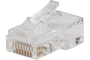 Klein Tools VDV826-703 Pass-Through Modular Data Plug, RJ45 CAT6