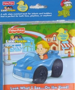 Bath Book Fisher-Price Little People Look What I See on the Road Bath Tme Bubble Book