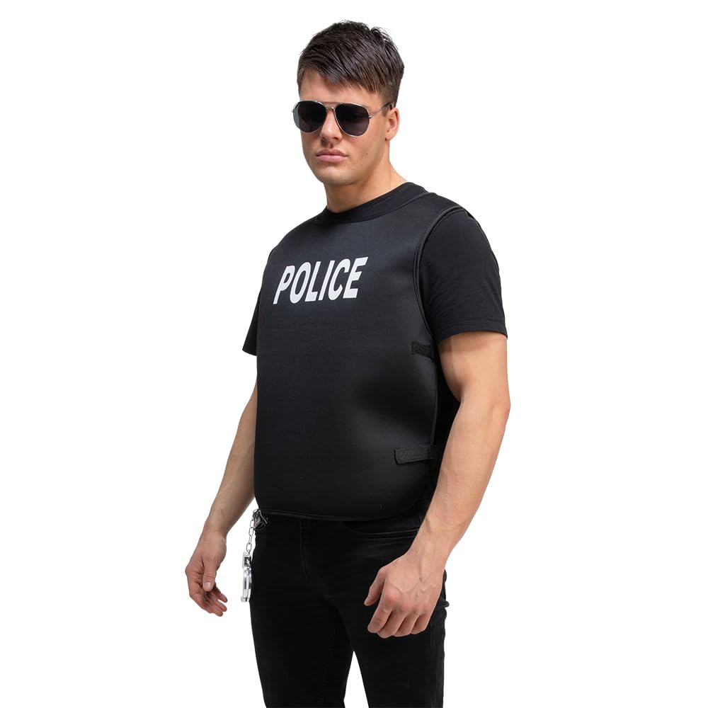 Wicked Costumes Adult Police Vest Fancy Dress Costume Accessory