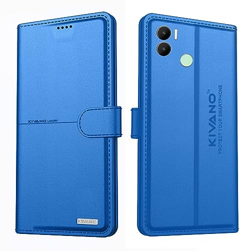 Image of Compatible with Xiaomi Redmi A2 Plus /Poco C51 / Poco C50 / Xiaomi Redmi A1 Plus Flip Cover | Leather Finish | Inside Pockets & Inbuilt Stand | Shockproof Wallet Style Magnetic Closure