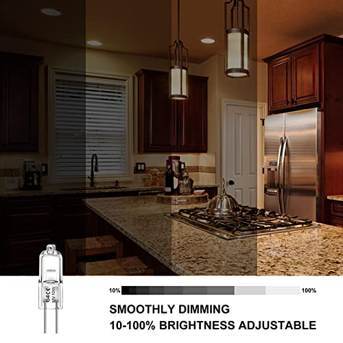 image for WeshLMPO G4 Bulb,12V 10W Halogen Light Bulbs 2 Pin,G4 Light Bulbs Repl