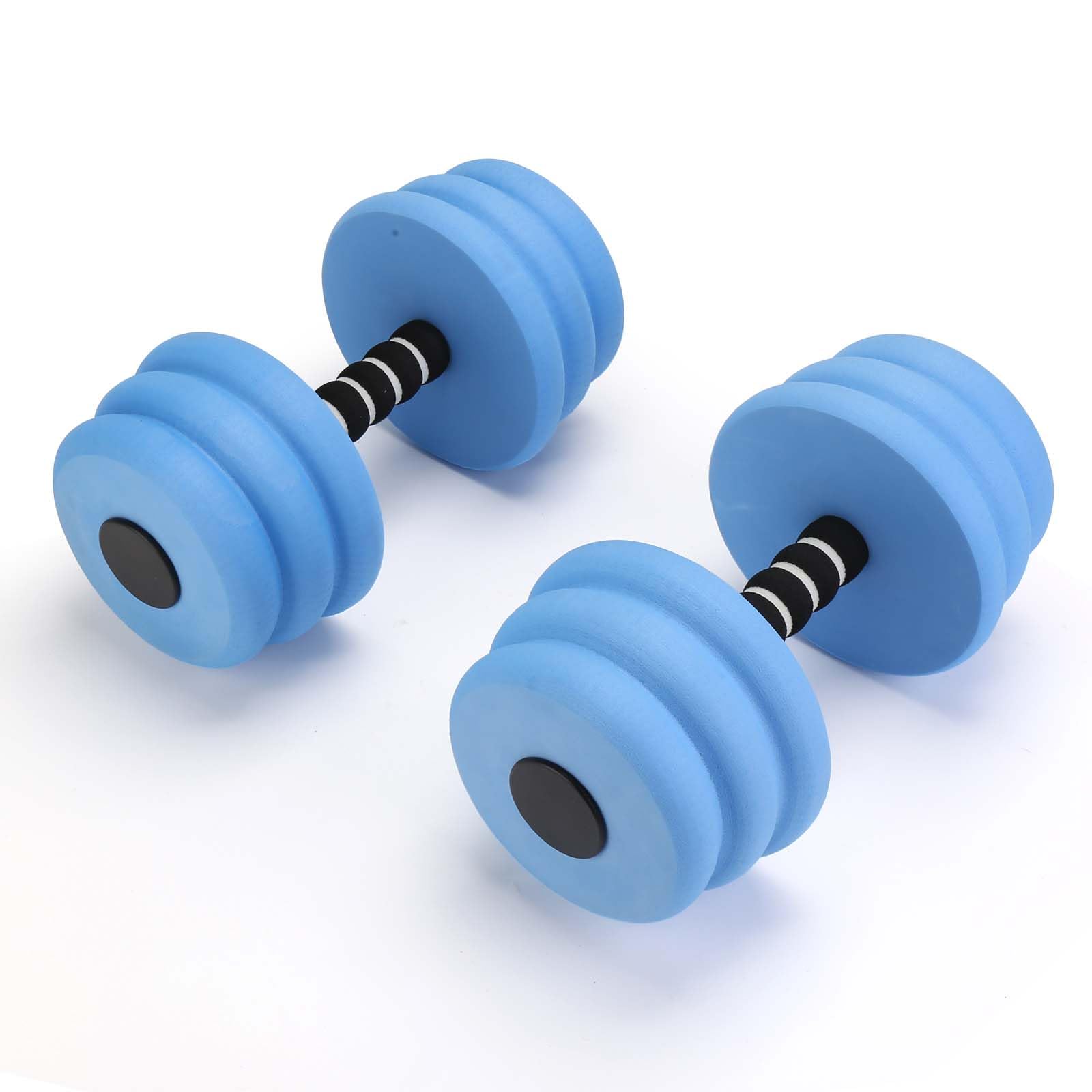 Aquatic Dumbbells, 2PCS Water Weights for Pool Exercise, High-Density EVA-Foam Pool Weights for Water Exercise, Weight Loss，Water Workout Equipment for Adult