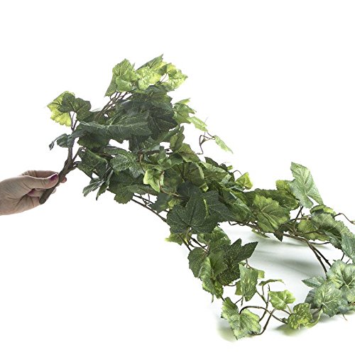 Factory Direct Craft Artificial Green Cascading Ivy Bush Bush - Faux Hanging Ivy Plant Bush - Greenery for Home or Office Decor