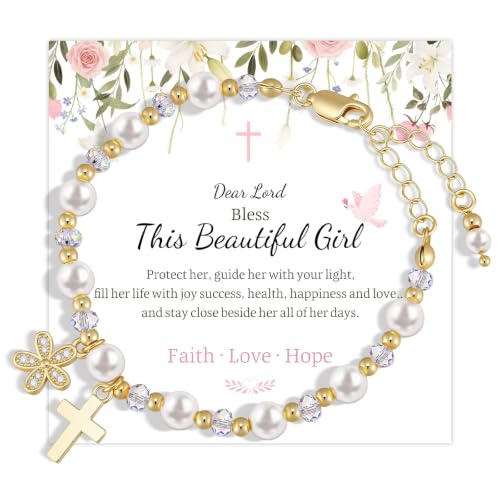 Juvux Cross Pearl Bracelet