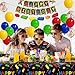 Building Block Birthday Party Supplies, Building Blocks Party Supplies Paper Plates Napkins Cups Tablecloth Banner for Multicolor Building Block Party Decorations for Boys Serve 16 Guests