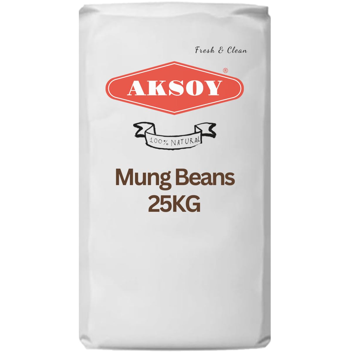 Aksoy Premium Quality Mung Beans (Green Beans) 25KG | Rich in Protein, Fiber & Essential Nutrients – Perfect for Soups, Salads, Curries & Healthy Vegan Meals