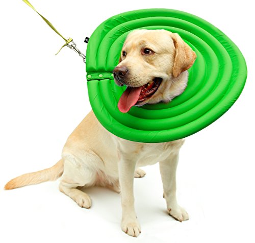 UsefulThingy Dog Recovery Collar - Soft Comfy Cone E-Collar Anti-Bite/Lick - for Cats Too, Quicker Healing After Surgery - 5 Sizes, 2 Colors