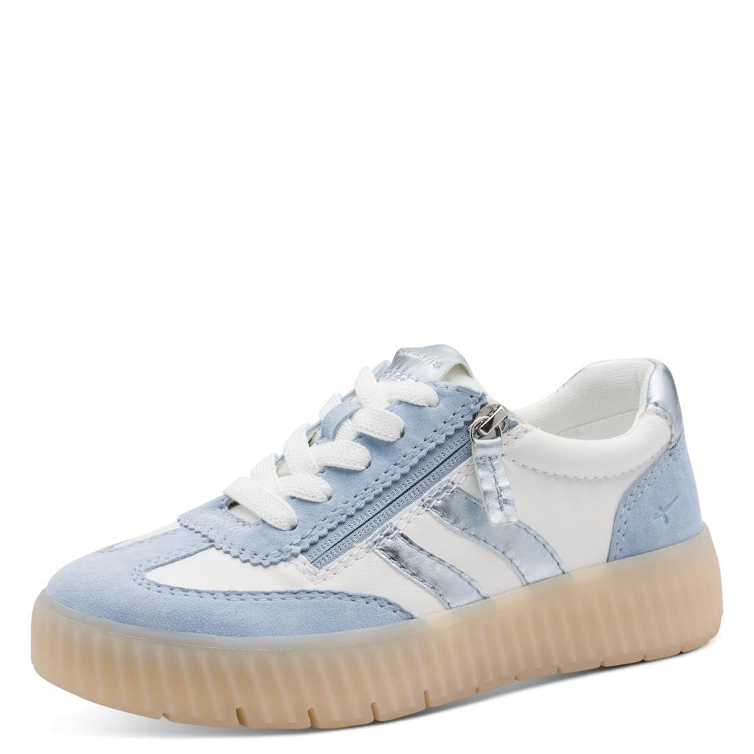 Tamaris Comfort Women's Low 8-83729-45 Trainers, LT Blue Comb, 37 EU