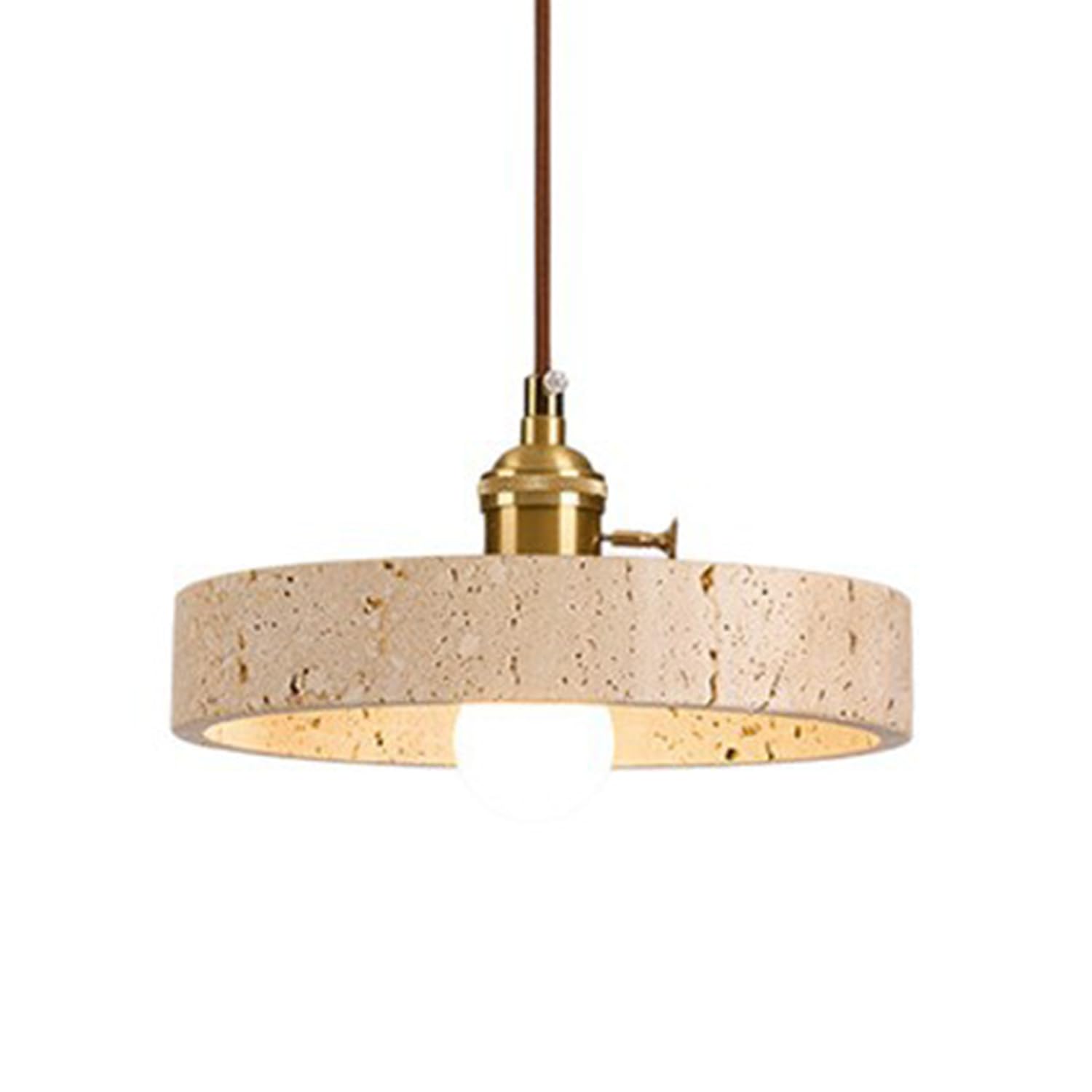 Lampa Wisząca Z Trawertynu 8,2 Cala Do Sypialni
