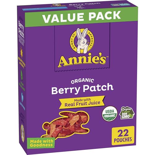 Annie's Organic Berry Patch Fruit Flavored Snacks, Halloween Snac...