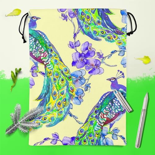 Image of ArtzFolio Tropical Pattern D2 | Reusable Sack Bag | Bag for Gym, Storage, Vegetable & Travel