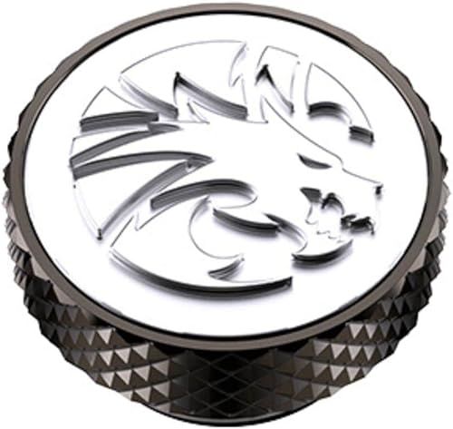 Miniatura 3 de Bykski G 1/4in. Tapón de parada con logotipo de dragón moleteado (B-PD5-DG) - Plata