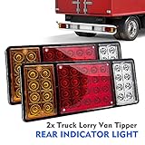 【Proteja su propia iluminación】La luz trasera es muy brillante y puede ver una luz intensa cuando conduce de noche. Se adapta al clima lluvioso y brumoso, mejorando en gran medida la seguridad de conducción. Su viaje es fácil de notar.