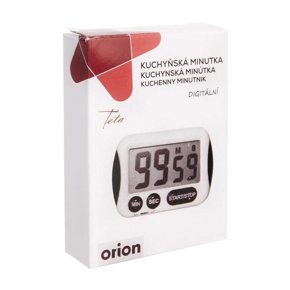 Orion Group Timer Da Cucina Digitale, 9x6.5x2 Cm, Con Magnete E Supporto, Timer Fino A 99 Minuti - 5