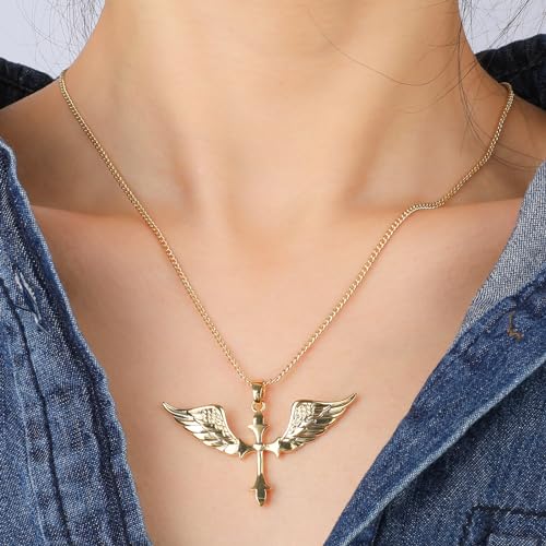 Cross Necklace for Women Girls, 14K Gold Plated Dainty Crucifix Necklace CZ Faith Gold Cross Pendant Necklaces, Diamond Cross Pendant Dainty Cubic Zirconia Cross Necklace Jewelry Gift for Her - Image 5