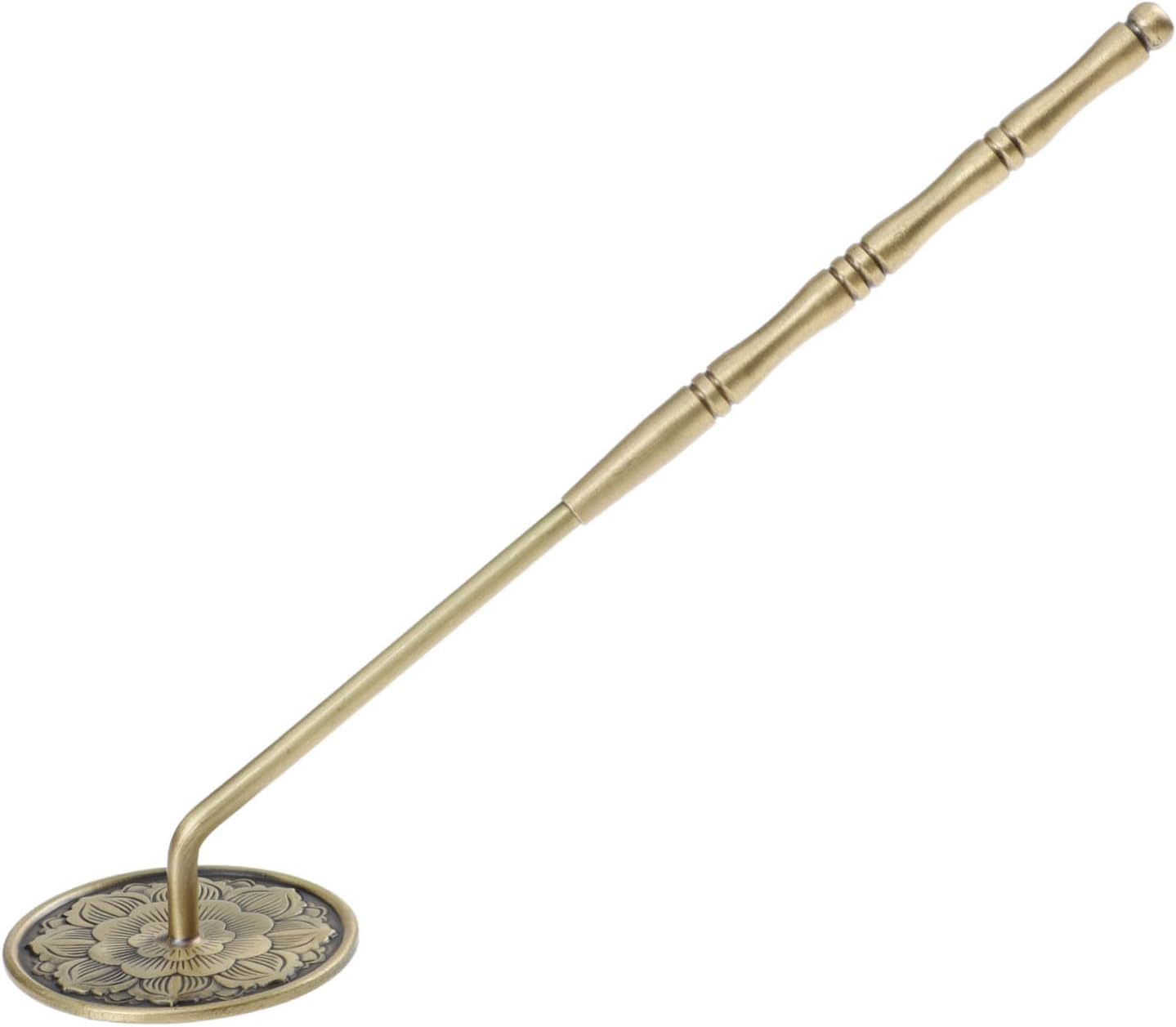 Garneck 1pc Ash Brass Incense Handle Incense Press Incense Making Mould Chinese Incense Ceremony kit incents Cone Incense Burner Incense Supplies Copper Buddhist Equipment Incense Seal