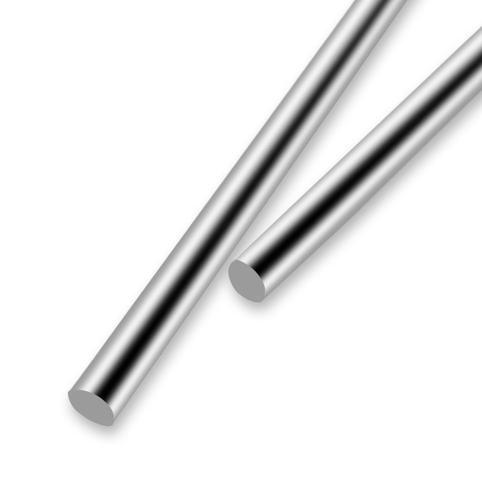 Uxcell Lot De 6 Tiges Entièreent Filetées 5 X 100 En Acier Inoxydable 304, Filetage à