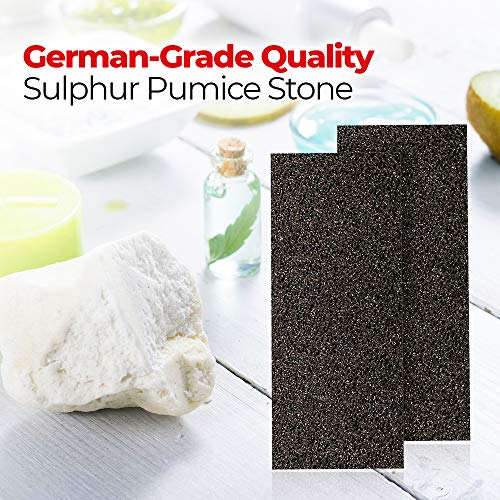 TITANIA Schwefel-Bims, Extra Hart, schwarz, Circa 9.5 X 4 X 2 cm, auf Blisterkarte, 1er Pack (1 x 18 g)