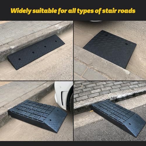 Rampa de bordillo, 2.4 pulgadas de altura para coches y sillas de ruedas miniatura 6