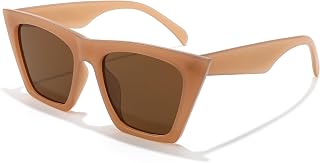 Feisedy Vintage Square Sunglasses B2473