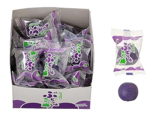 【SNSで話題】村岡 食品 カリカリ梅 ぶどう味 15粒入り お菓子セット ASMRカリカリ食感のサムネイル