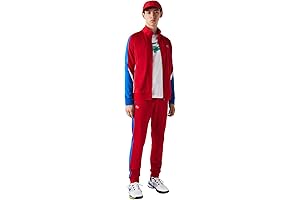 Lacoste Tracksuits for Men: Sport Run-Resistant Tennis Track Pants