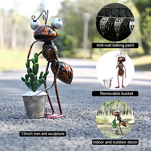 Tooarts-Metal-Ant-Garden-Decor-Sculpture-Home-Patio-Lawn-Yard-Indoor-Outdoor-Statue-Ornament-with-Removable-Bucket Tooarts Metal Ant Garden Decor Sculpture Home Patio Lawn Yard Indoor Outdoor Statue Ornament with Removable Bucket