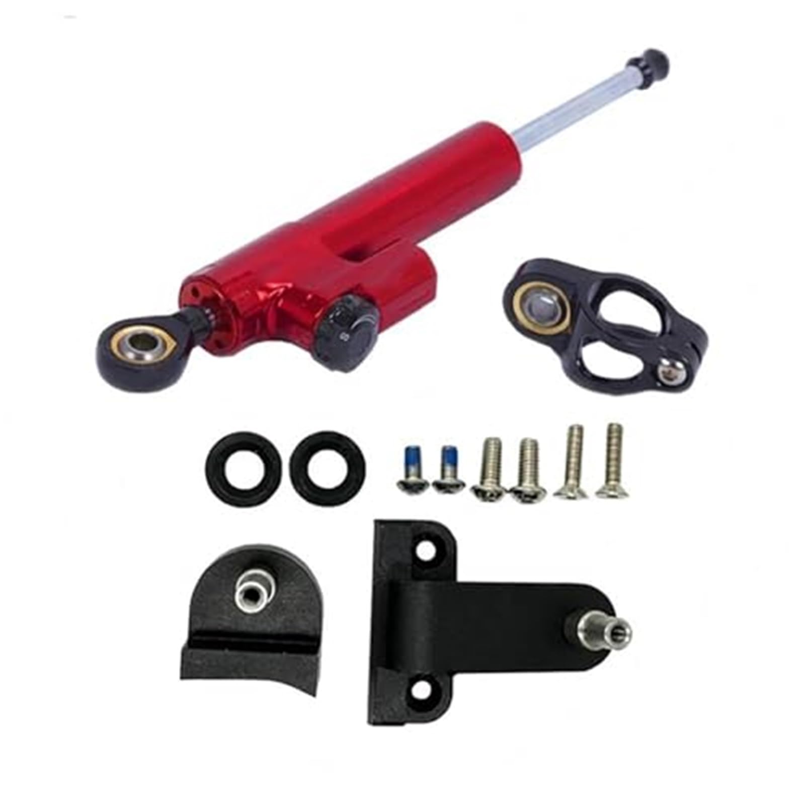 Akcesoria, do Blade GT + Ll, Teverun Fighter, skuter elektryczny 11 Amortyzator układu kierowniczego do hulajnogi elek(BLACK Installation Kit1)