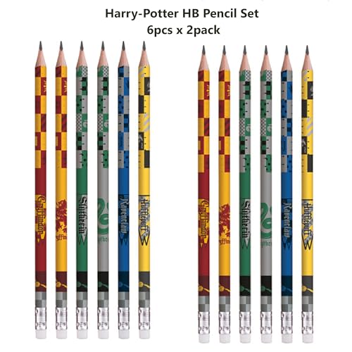 Lápices Grafito HB MENBLY Harry Potter Pack x12 miniatura 2