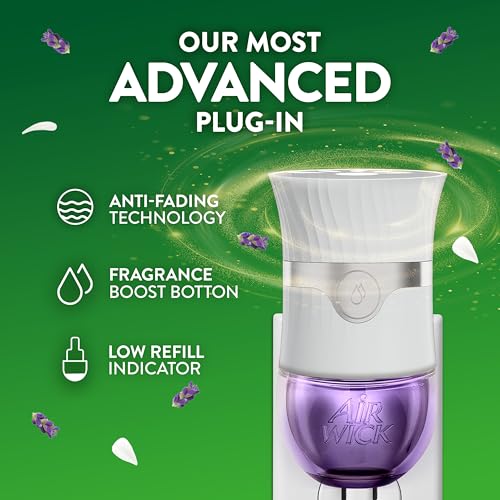 Air Wick Plug in Scented Oil Starter Kit,2 Warmers + 6 Refills,Lavender & Chamomile,Eco Friendly,Essential Oils,Air Freshener,(Pack of 2) - image 9