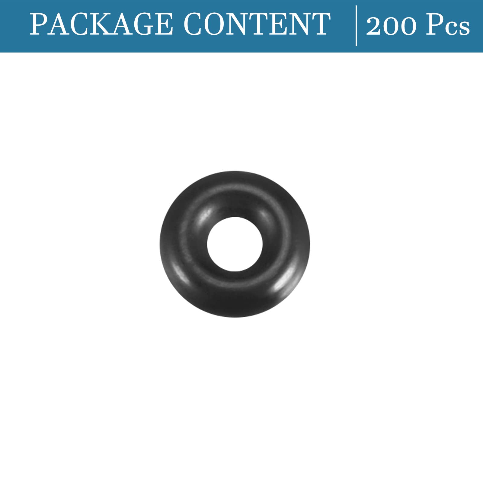 QUARKZMAN 15mm x 11mm x 2mm Nitrilo Goma Juntas Tóricas x 20uds Redondo Junta Arandela para Grifo Plomería Reparación Sellado Conexión [Negro